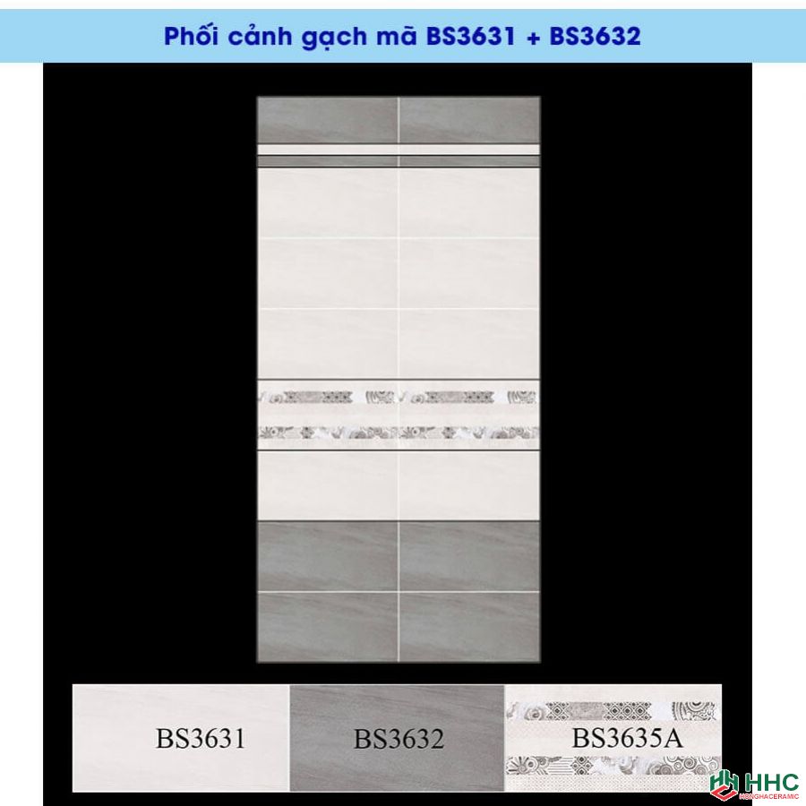 Gạch ốp tường 30x60 viglacera 3631